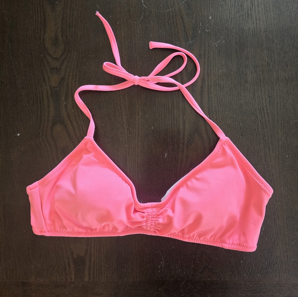 Victoria's Secret Neon Pink Bikini Top